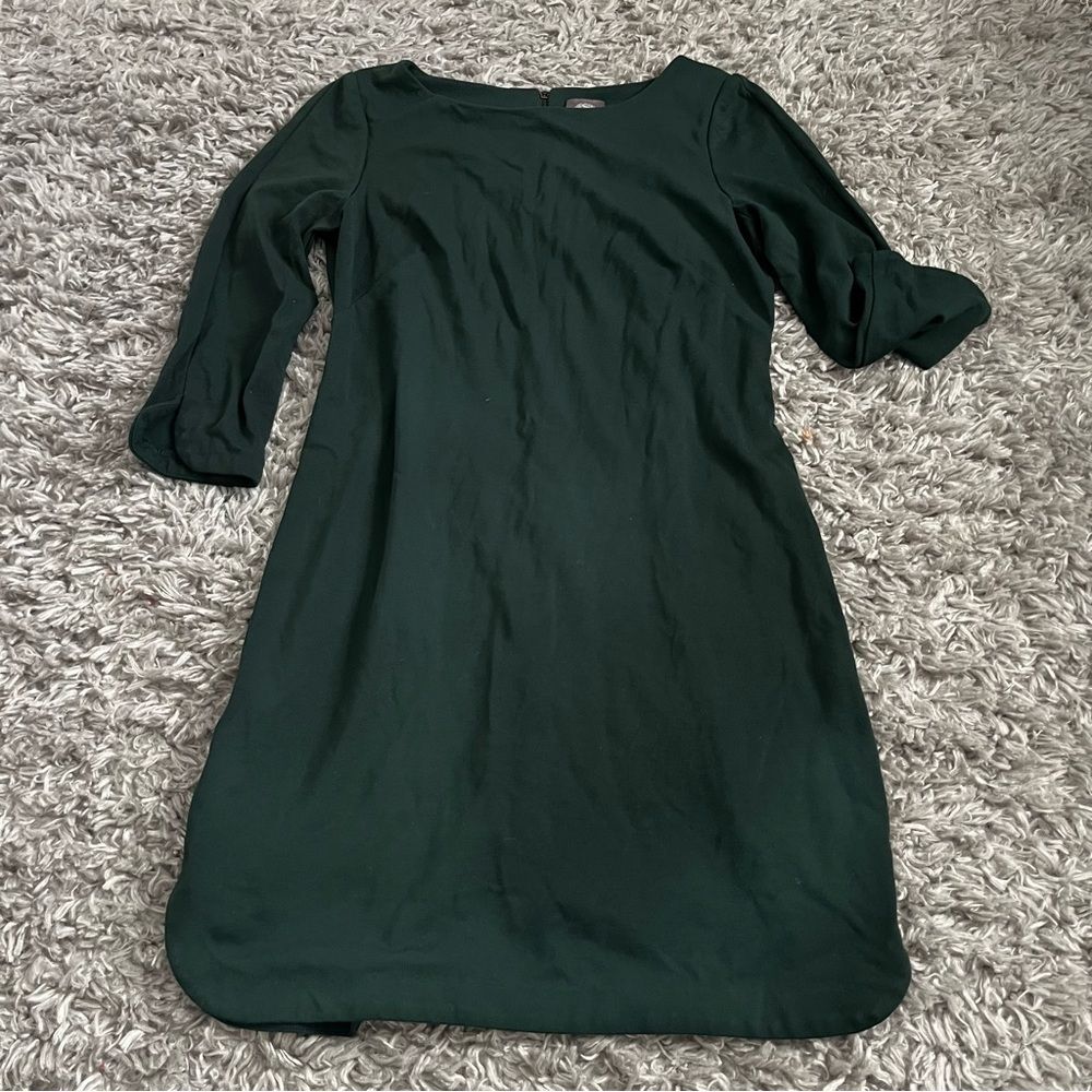 Vince Camuto forest green bodycon business casual dress size small